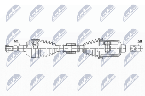 NTY Antriebswelle NPW-DW-029 FüR Chevrolet-image