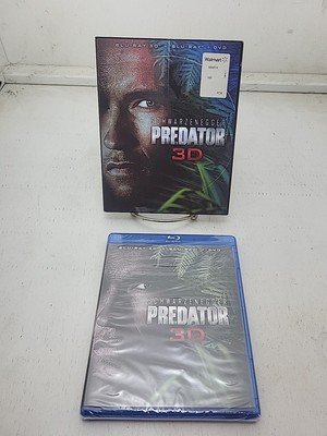 Predator 3D (Blu-ray 3D/2D, DVD, 2012) Sealed Rare Lenticular Cover Free Ship!
