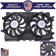 Dual Radiator Cooling Fan Assembly Fits 2019-2023 Subaru Crosstrek 2.0L