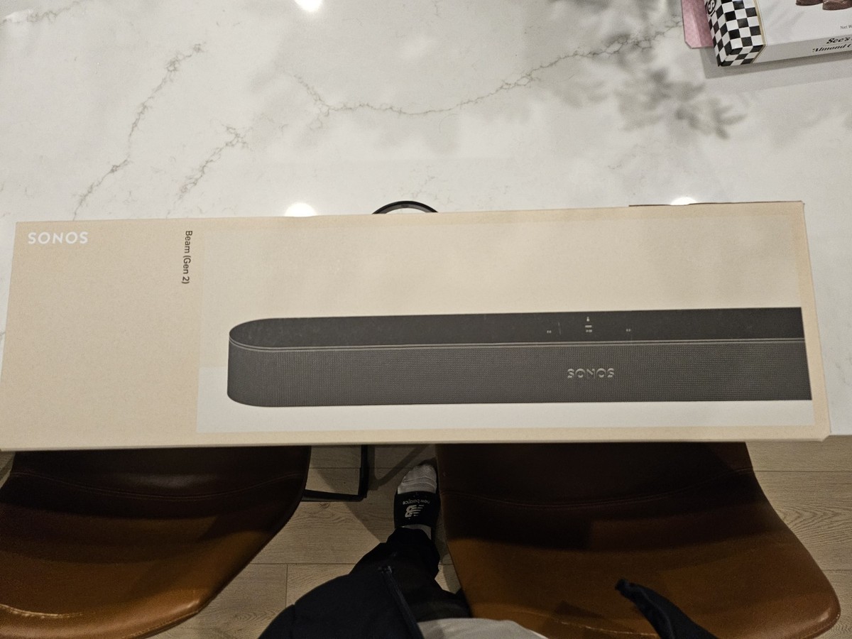 Sonos Beam (Gen 2) Soundbar Black Rectangular Design | eBay