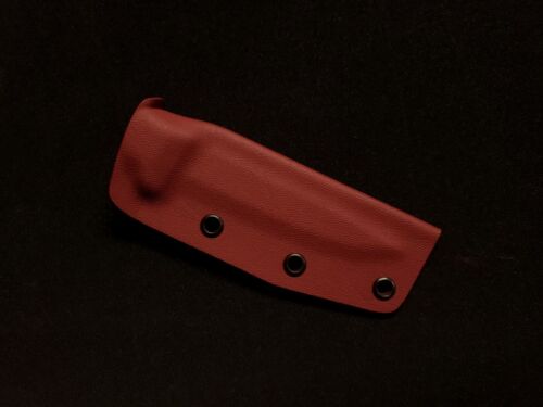 Handmade Blood Red Kydex Sheath for Mora Companion Heavy Duty SHEATH ONLY A337S - Picture 1 of 6