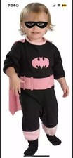 Batgirl Black Pink Batman Superhero Fancy Dress Up Halloween Baby Child Costume