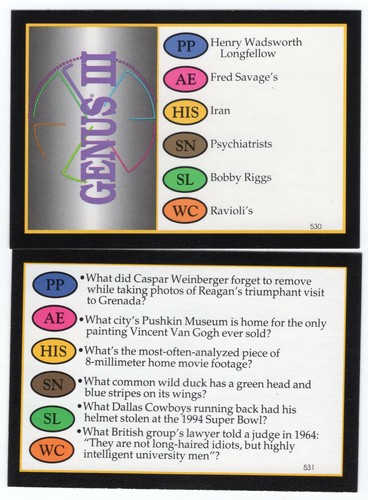 100 Trivial Pursuit Cards - You pick the edition! Genus and more! - Picture 32 of 67