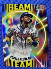 2022 #BT-1 Ronald Acuna Jr Topps Stadium Club Chrome Baseball Beam Team Braves