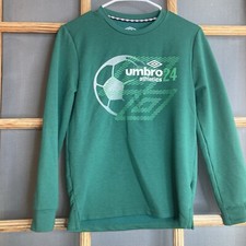 Umbro 24 Women's Green Sweatshirt Size L Polyester Blend