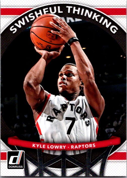 2017-18 Donruss #9 Kyle Lowry Swishful Thinking