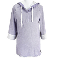Soft Surroundings Just Beachy Hooded Pullover...