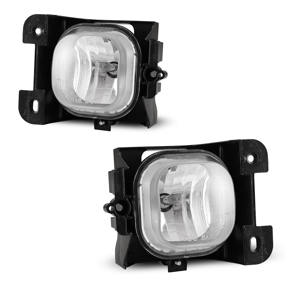 For 20042005 Ford Ranger Fog Lights Assembly Replacement Bumper Clear