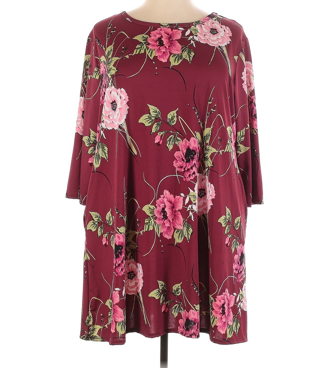 burgundy dress with roses Floral Print Shoe Size:32 EU (1 Little Kid US) Floor length BABY-BLUE Polka Dot Strapless Dress