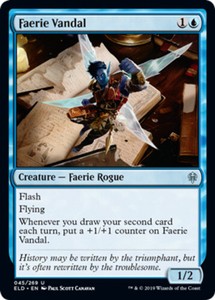 Faerie Vandal x4 - Throne of Eldraine - NM-Mint, English - Throne of Eldraine