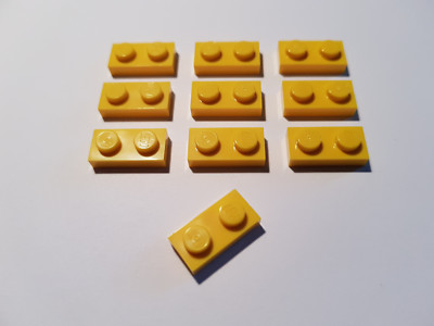 LEGO  10 x 3023 Platte 1 x 2 gelb 302324 (GB) City Creator Yellow