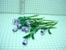 Miniature Purple Tulips (12) #E1013 Bright Delights 1/12th
