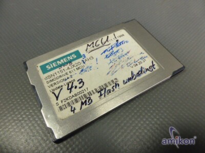 Siemens Simodrive Systemsoftware MCU 172A 6SN1151-4JX20-3AH3 V4.3