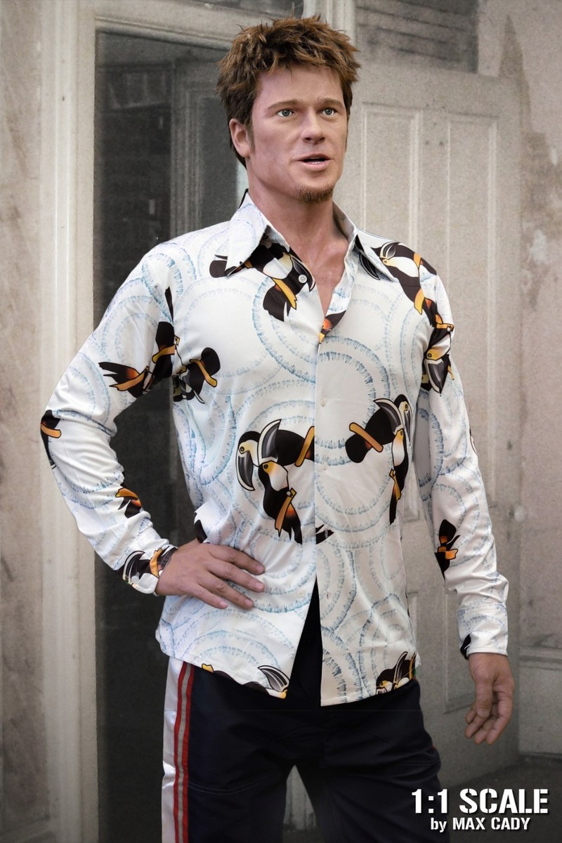 Screen Accurate FIGHT CLUB Toucan Shirt, Tyler Durden, Brad Screen Accurate FIGHT CLUB Toucan Shirt, Tyler Durden, Brad
