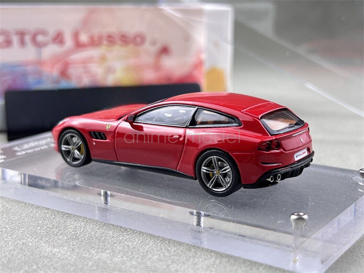 「Crazyade 」　Ferrari GTC4Lusso ミニカー PK 1/64 Scale Ferrari GTC4 Lusso Red Diecast Car Model Toy