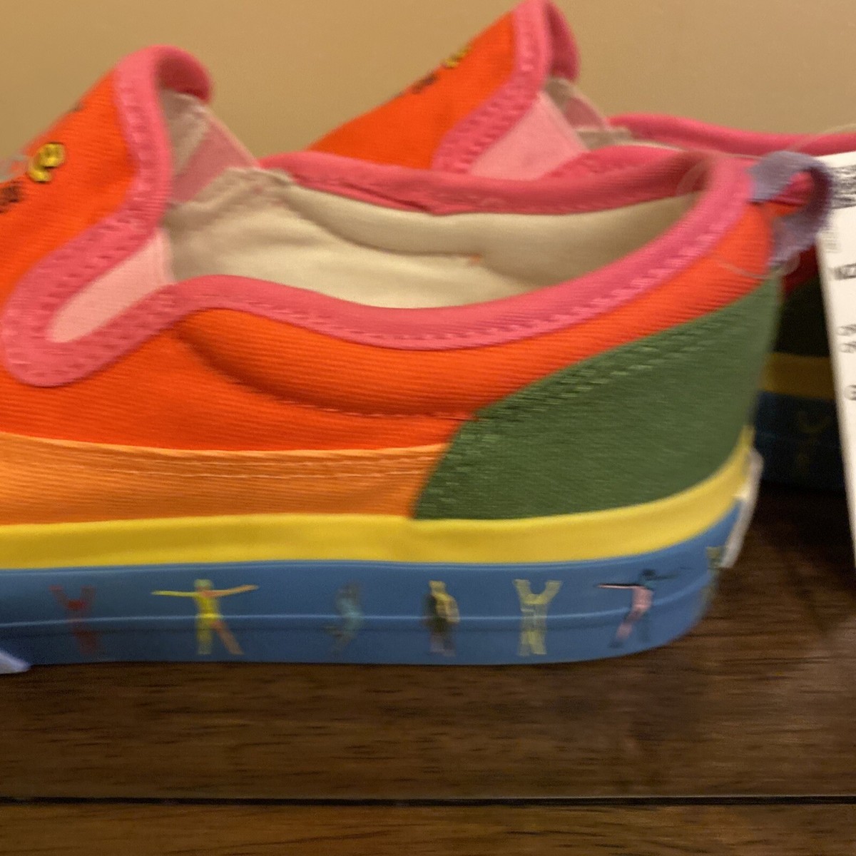 Adidas Rainbow Pride NEW Colorful Colorblock Love Unites Nizza Slip On Sneakers Adidas Originalls Nizza Slip Ons Pride Mens | Mercari main image 4