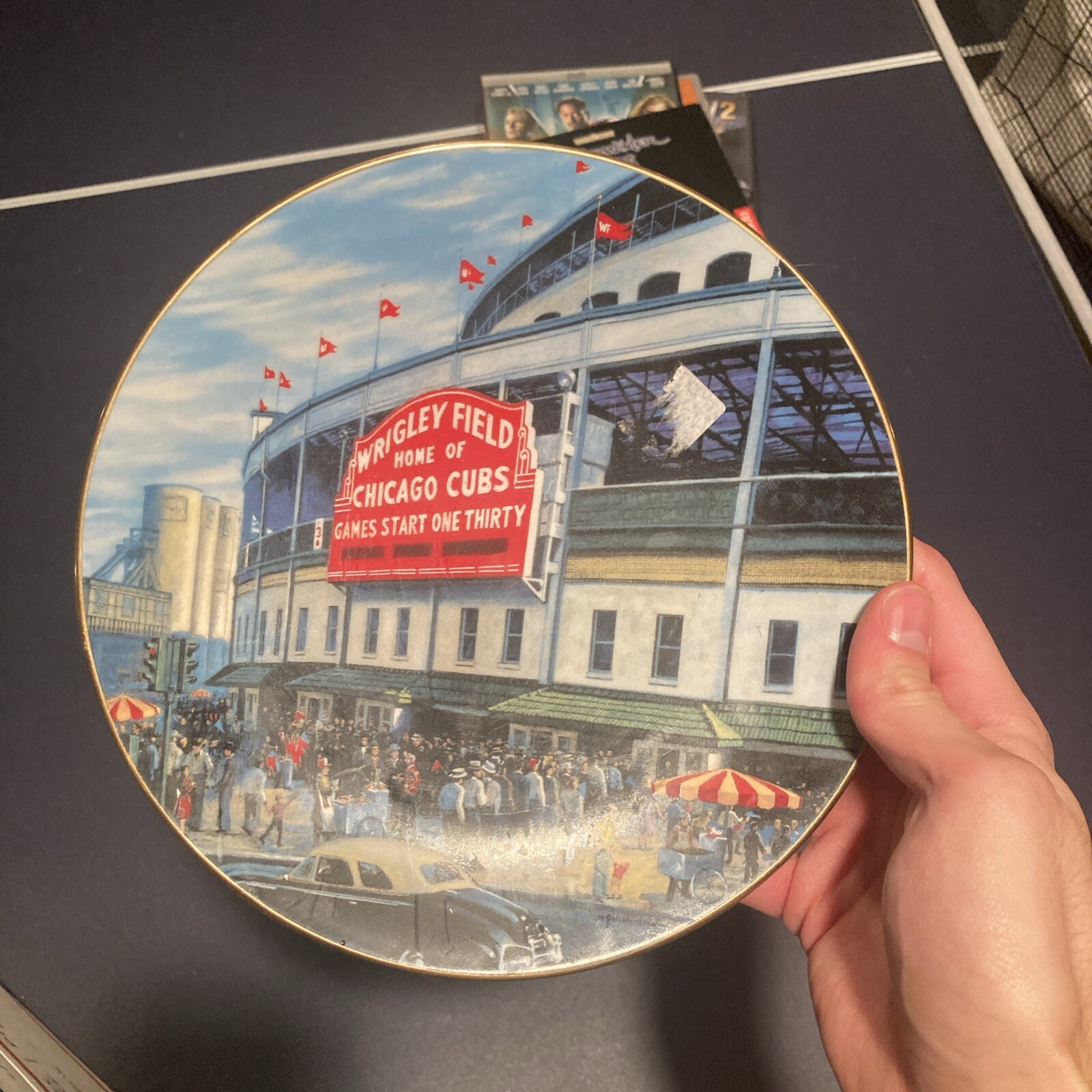 David Henderson Cubs “Wrigley Field” “Take Me out to the Ballgame” Plate #5070A