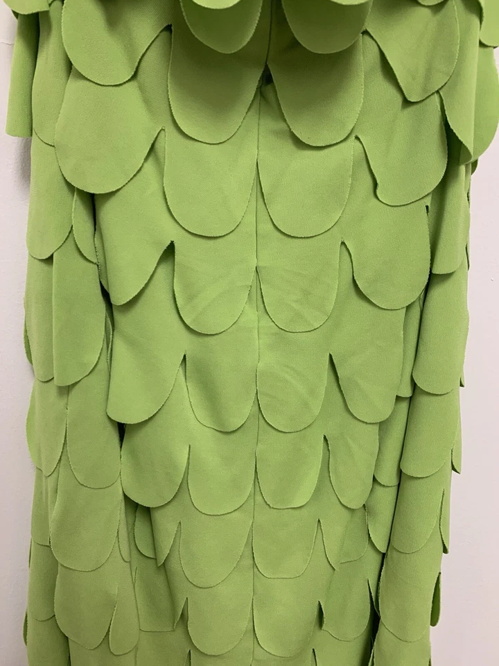 JS Collections Cocktail Dress Ruffles Mini Womens Green dress Size 14 - Image 4 of 4