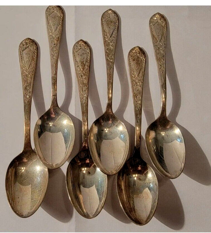 Vintage Stieff Sterling Silver Spoons Betsy Engraved