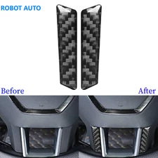 For Land Rover Discovery Sport Carbon Fiber Interior Steering Wheel Chin Covers
