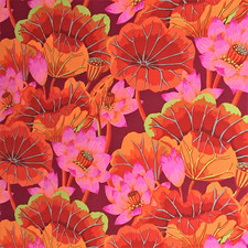 Kaffe Fassett LAKE BLOSSOMS RED GP93 1/2 yard original issue