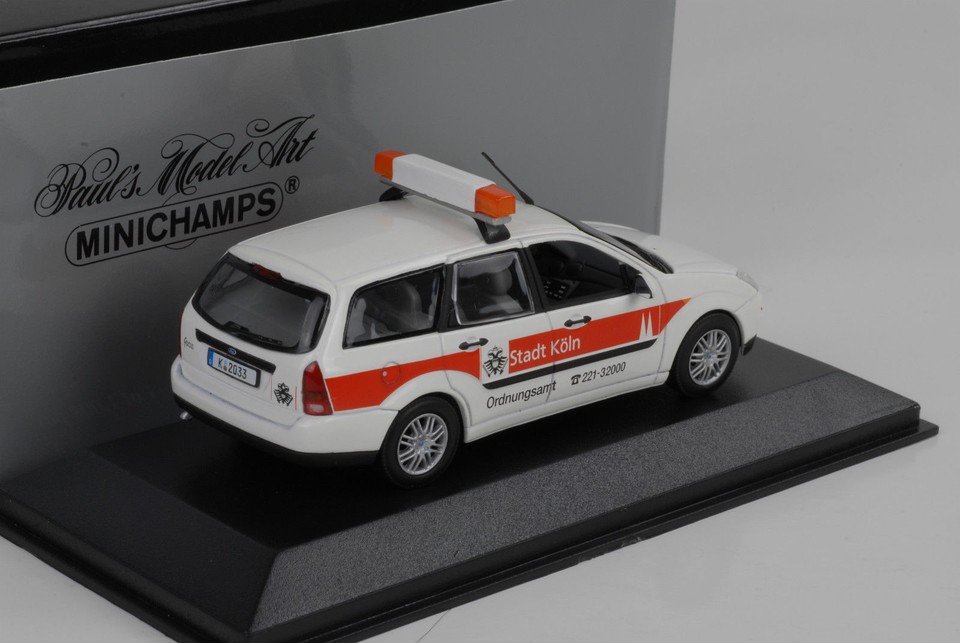 Miniature Ford Focus Break 1999 – Police Ordnungsamt Köln – Minichamps 1/43 – Collection