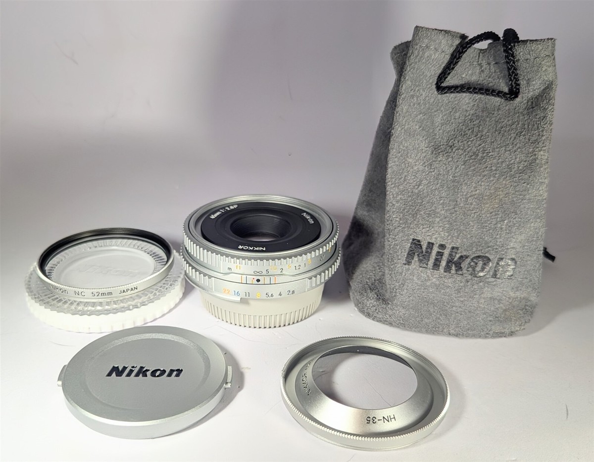 Nikon Ai Nikkor 45mm F2.8P シルバー（付属品あり） Nikon AI Nikkor 45mm F2.8P Silver 【公式通販】