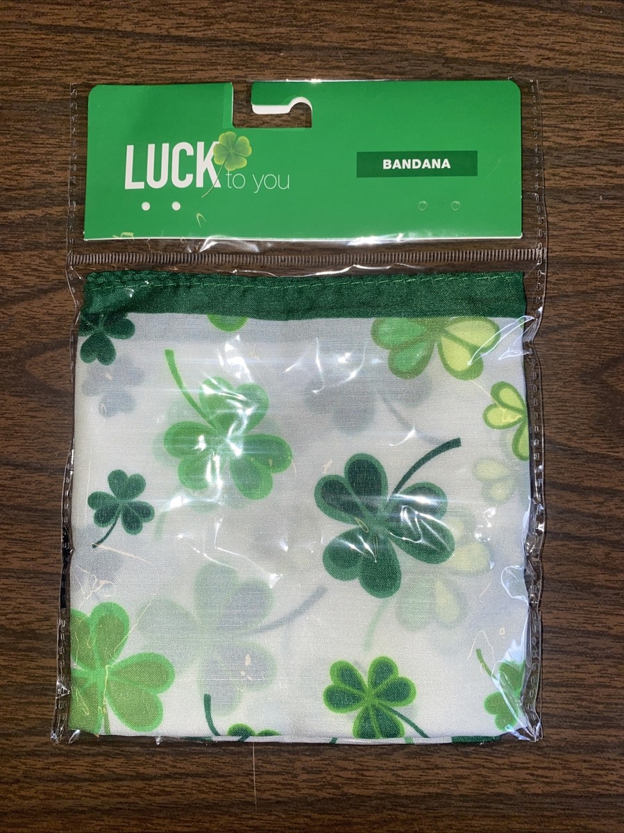 Luck様 8 Pack- Luck to you St Pattys Bandanas New 21.5 in x 21.5 in