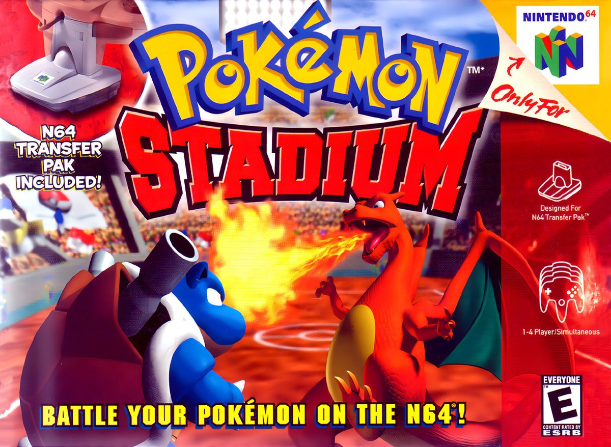 Pokemon Stadium Nintendo 64 N64 Poster Art High Quality Print