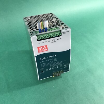 MEAN WELL SDR-480-48 AC-DC Industrial DIN Rail Power Supply