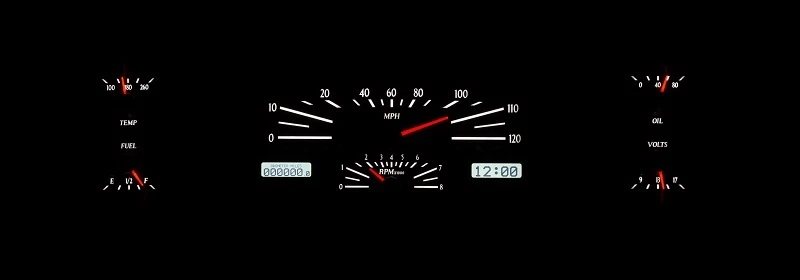 Dakota Digital 1961-63 Lincoln Continental Analog Dash Gauge System VHX-61L-S-W - Image 2 of 4