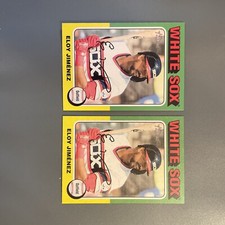 2024 Topps Heritage Base & Flip Stock Eloy Jimenez #165 White Sox