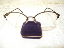 Aristar Designer Eyeglass Frames Half Rim Matte Blue 54 18 135 Lot 386 Vintage