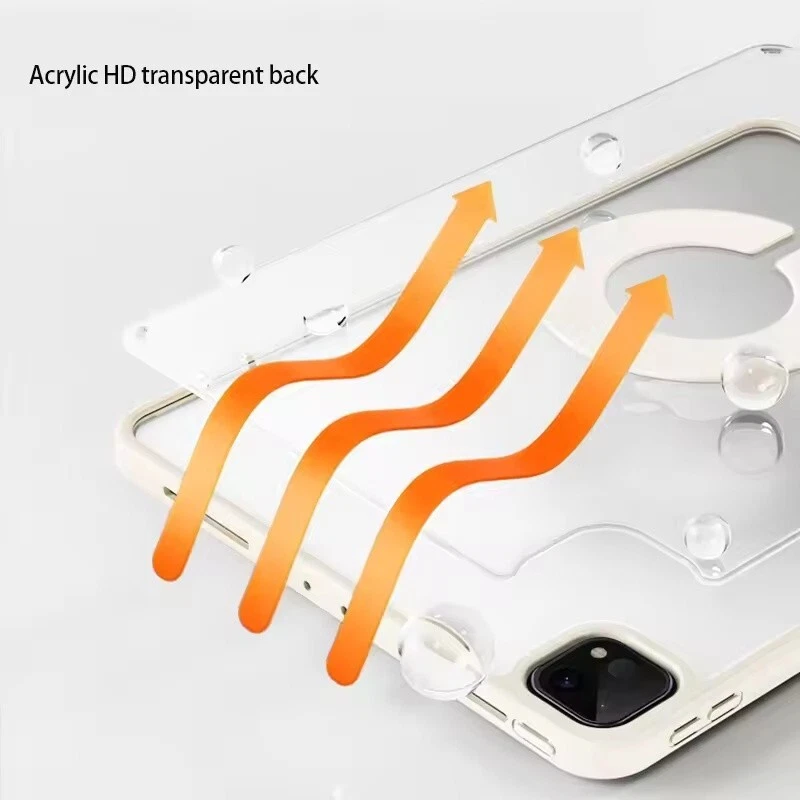 For iPad Pro Air 11 12.9 13" Case 2025 M2 M3 M4 Case Magnetic Detachable Cover - Image 3 of 4