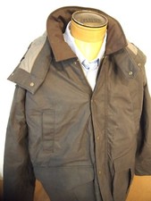 Filson Dry Wax Cotton Ranger Insulated Hooded Field Jacket NWT XS 595 Brown