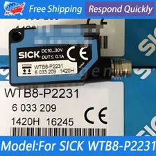 New in Box Photoelectric Sensor 40-300mm 10-30VDC 100mA For SICK WTB8-P2231