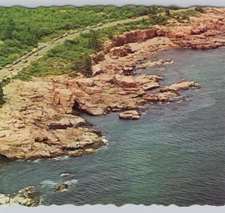 Ocean Drive & Thunder Hole Acadia National Park ME 1979 Vintage Postcard UNP