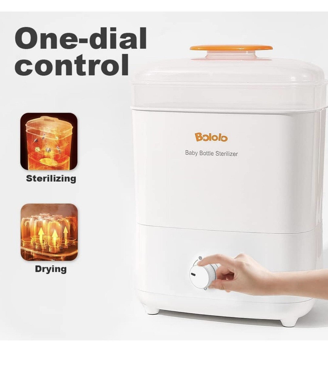 Bololo Baby Bottle and Pacifier Electric Steam Sterilizer and