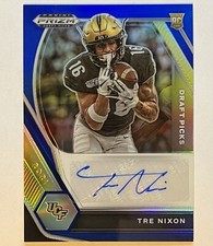 2021 Tre Nixon Panini Prizm Draft Picks Blue /149 #DPA-TRE UCF Patriots