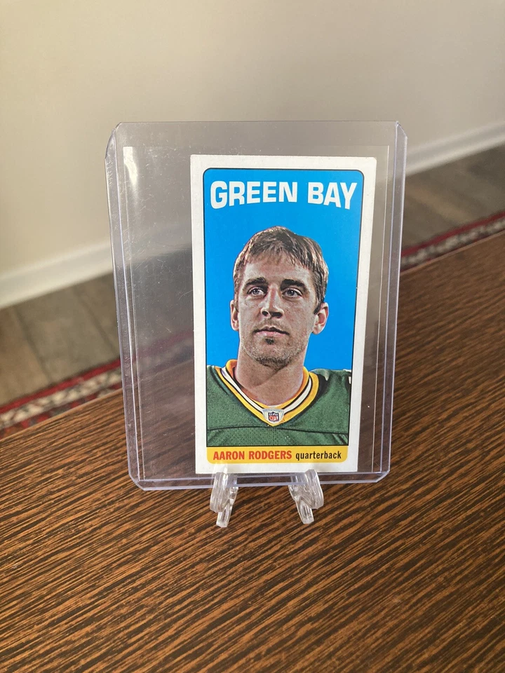 Aaron Rodgers 2012 Topps 1965 Mini Tall Boy Card #120 C-EX HOF LEGEND packers - Image 3 of 3