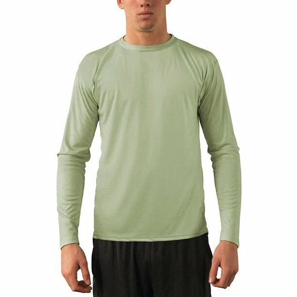 Vapor Apparel Men's UPF 50+ UV Protection Long Sleeve T-Shirt X-Large Sage