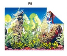 Aquarium Fish Tank Background Scenery Poster Bulk Single Sided Roll 19" / 48cm