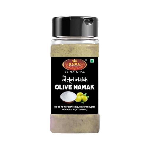 Sel d'olive - 100 gm | Namak Zaitoon | Jaitun Namak | Zaitun Namak | pour la digestion - Photo 1/3