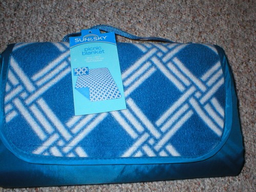 NEW Sun & Sky Picnic / Beach Blanket Great Gift - 第 1/1 張圖片