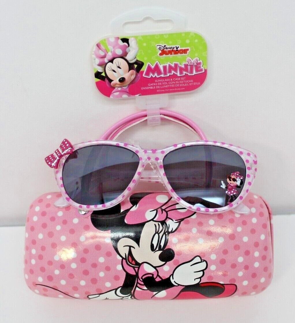 Disney Junior Minnie Mouse Polka Dot Sunglass & Case Set 100