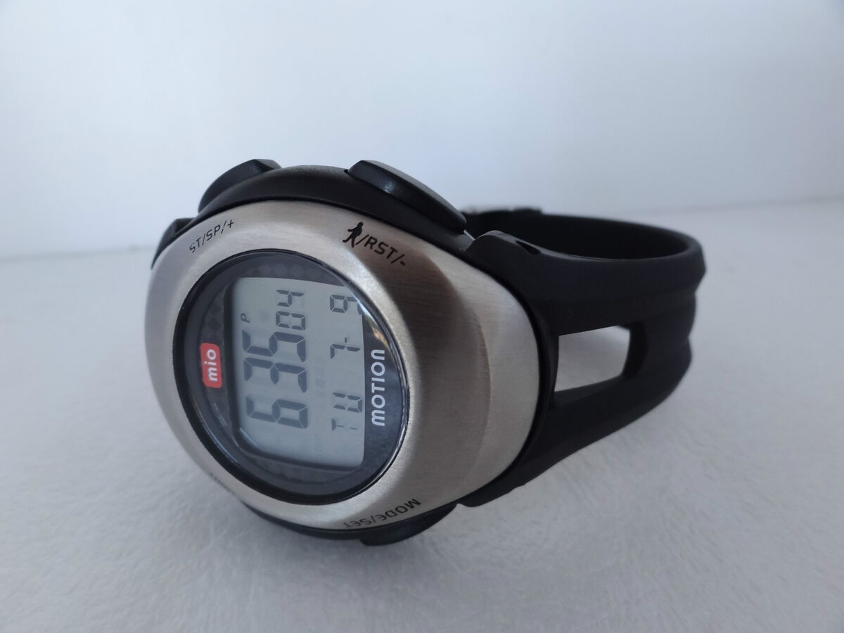 MIO Motion Fit Calorie Burn EKG-Accurate Heart Rate Watch Pedometer eBay