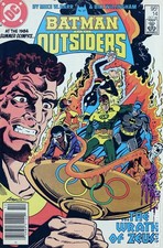 Batman and the Outsiders Canadian Price Variant #14 VG 1984 Stock Image