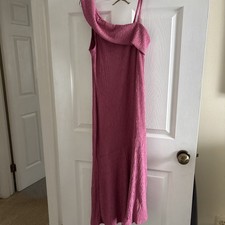 Tan And Mauve Dress Sz L Fashion Nova