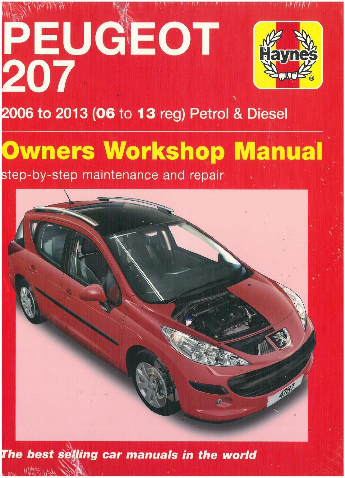 Revue technique Peugeot 207 manuel Haynes en anglais état neuf sous blister