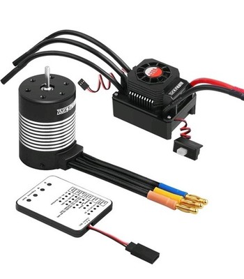Rocket RC 3650 5900KV Brushless Motor 120A ESC Combo w/ Program Card 1/10 RC Car